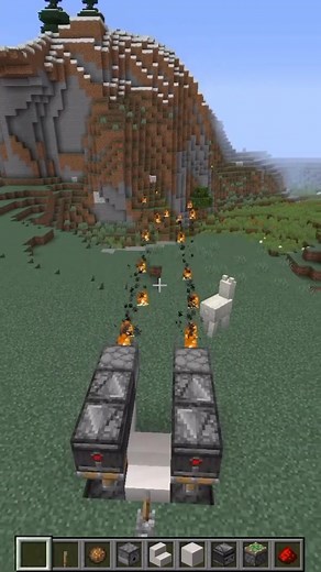 How to Make a Fire Cannon in Minecraft