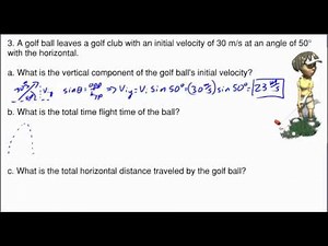 Regents Physics: Angled Projectile Practice