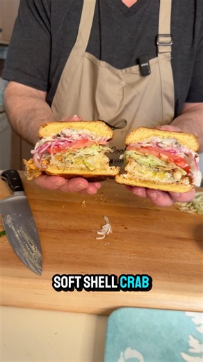 Crispy Soft-Shell Crab Sandwich on Brioche