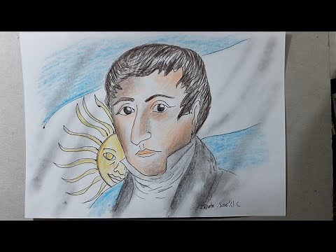 ¿Cómo dibujar a Manuel Belgrano? | HD