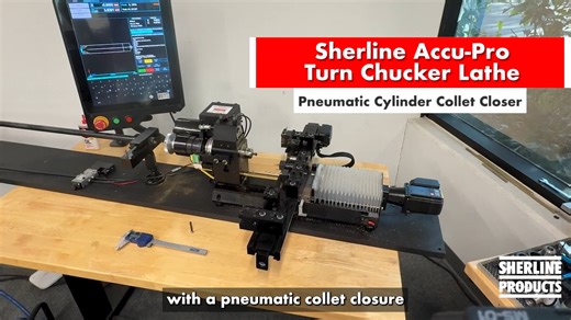 Watch our foreman, Karl, in action, turning the screw for our 12mm Expanding Ring Mandrel on the Sherline Accu-Pro Ball Screw Chucker Lathe, showcasing smooth operation, precise control, and exceptional finish. #SherlineProducts #MadeInUSA #PrecisionMachining #ExpandingRing Mandrel | Sherline Products