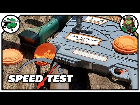 Sporting Clay Speed Test with the Clay Cannon