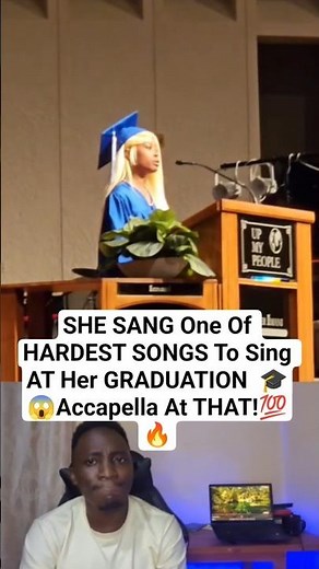SHE SANG One Of HARDEST SONGS AT Her GRADUATION 😱🔥 #music #musicians #explore #challenges