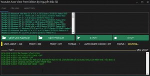 Download Youtube Auto View v3 - Tool tăng View Youtube bằng Proxy - AnonyViet