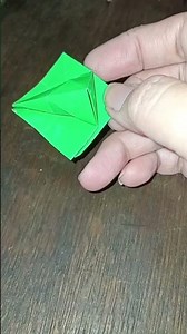 Origami triangular pyramid