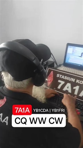 7A1A for CQ WW CW Contest 2025. #cqwwcw | Ari Ybonecas