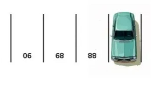 You're a maths whizz if you can work out which bay number the car is parked in