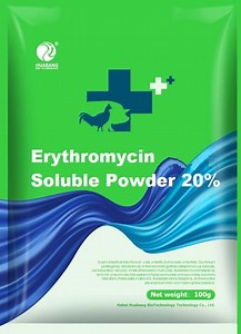 [Hot Item] Erythromycin Thiocyanate Soluble Powder 20%, Veterinary Medicines,
