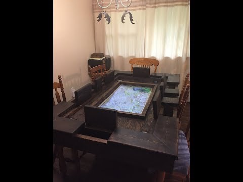 Custom Dungeons and Dragons Gaming Table Build