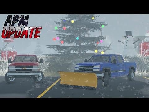APM Update Review! (Snowplows, Snow, & More) | Roblox American Plains Mudding