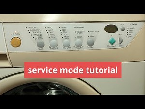 zanussi IZ, XC, etc. - service mode tutorial