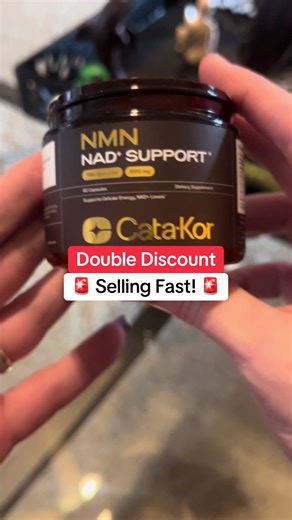 Cata-Kor NMN Extra Strength NAD Supplement *Disclaimer : Prices, sales, coupons and discounts are accurate at the time this video is posted and may vary afterwards as the Seller and TikTok may regularly change their limited-time promotions. Check the product page for the most current price. Free shipping, sales prices, and available TikTok coupons may vary by account. Prices may vary based on discount availability. #TikTockShopCreatorPicks #TikTokMadeMeBuyIt #TikTokShopHolidayHaul #HealthAndWell