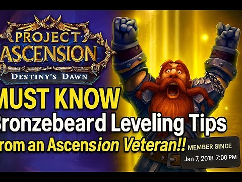 MUST KNOW Leveling Tips From an ASCENSION VETERAN | Bronzebeard | Ascension WoW | Classic+