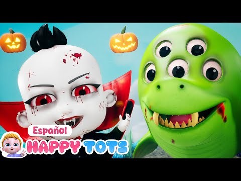 🎃 Tiburón Bebé Halloween🎃 👶🏻 Canciones Infantiles | Happy Tots Español
