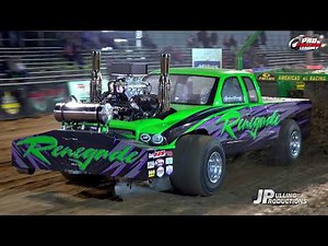 Truck Pulling 2024: Pro Mod 4wd Trucks pulling at the Junction Town Showdown in Osceola, IA - Friday