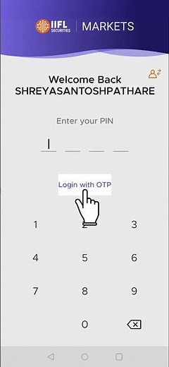 How to login IIFL Mobile App #iifl #iiflsecurities #demataccount