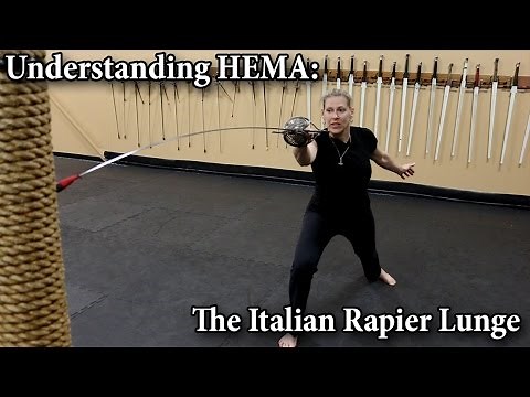 The Italian Rapier Lunge - Understanding HEMA