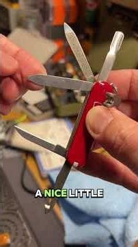 My FAVORITE Swiss Army Knife: the mighty MINI CHAMP! #edc #sak #swissarmyknife #minichamp