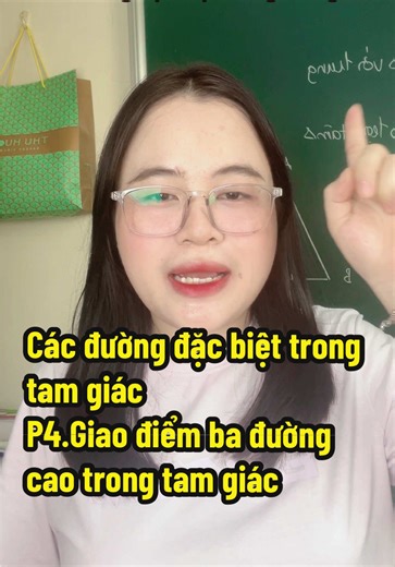 Giao điểm ba đường cao trong tam giác - Toán lớp 7