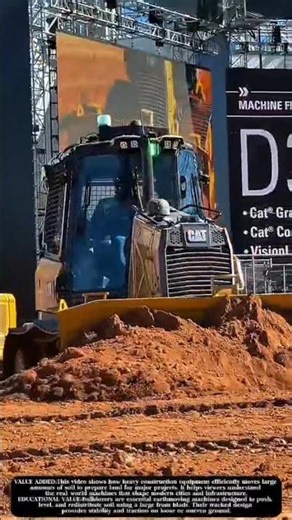 Mighty Bulldozer Show at Construction Site! #shorts