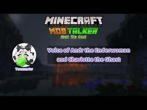 Meet The Cast - Voice of Andr the Enderwoman & Charlotte the Ghast | Minecraft: Mob Talker (2025)