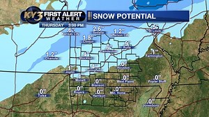 Here is a First Alert to potential snow totals Wednesday and Wednesday night. The first graphic is our projected snow totals followed by the forecasts of several different models. | KY3 Weather