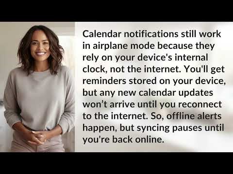 Do Calendar Notifications Work in Airplane Mode?