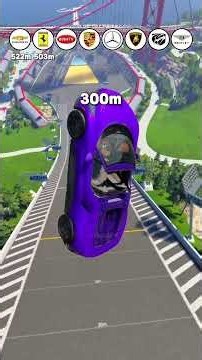 How far can these cars jump? 🚗