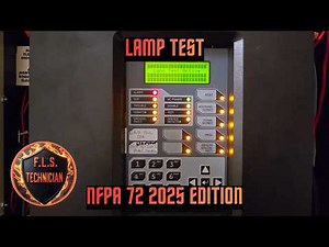 Edwards IO Series | How to do Lamp Test | NFPA 72 2025 Edition