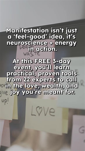 What if you could wake up tomorrow feeling magnetic - in love, in your career, and in your own skin? Where abundance flows, your relationships feel deeply aligned, and you finally trust that what you desire is on its way to you? This isn’t just another feel-good idea - it’s possible. Join The Power of Manifestation, a free 3-day online experience for women ready to step fully into their feminine energy and attract the life they’ve been calling in. ✨ 26 world-class teachers - bestselling authors,