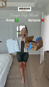 12 reactions | Europe Trip Haul  KEEP OR RETURN ✅❌ Comment ‘SHOP’ below & I will send all the outfits straight to your DM’s. Wow Amazon came through in this!!!!!! Loving the fabrics and colors for this year summer vacations  What’s your fave look? 1,2,3,4,5,6 or 7? Let me know in the comments. https://liketk.it/5htci #ltkstyletip #ltkseasonal #ltkfindsunder50 | Carolin Pinegger | Facebook