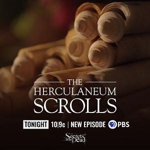 Making headlines around the world, Brent Seales and his team of computer scientists set out on a mission to read the 2,000-year-old carbonized scrolls found in the remains of a villa in Herculaneum. Can particle physics and AI finally reveal what the scrolls say? “The Herculaneum Scrolls” tonight, Wednesday, October 16 at 10:00 pm on THIRTEEN. #SecretsDeadPBS | Thirteen WNET New York