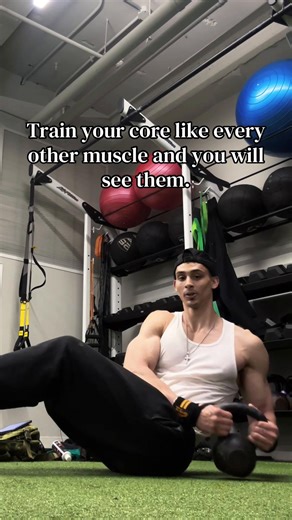 Keep it simple, I developed my abs off of 3 exercises: Toe Taps, Russian Twists and Knee/Leg Raises … The rest in movements or aesthetics came as a by-product from a strong core foundation.