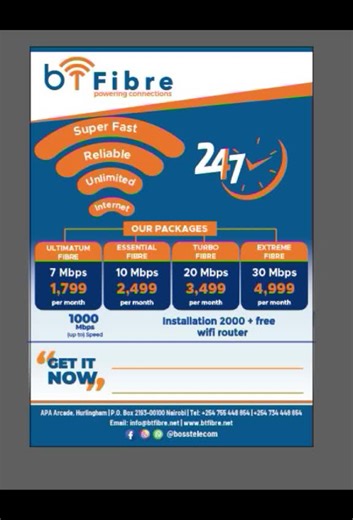 Wifi safi ndo hii hapa 😁😁. contact 0734 44 88 54
