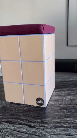 Handmade Ceramic Tile Cube, Side Table, Modern Sculptural Furniture - Etsy