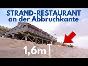 Heftiger Strandverlust bei Kultrestaurant - Sturm auf Sylt