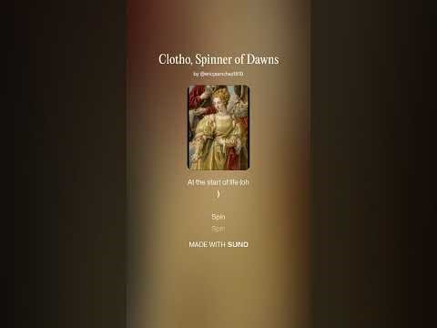 Clotho goddess of the beginning of life