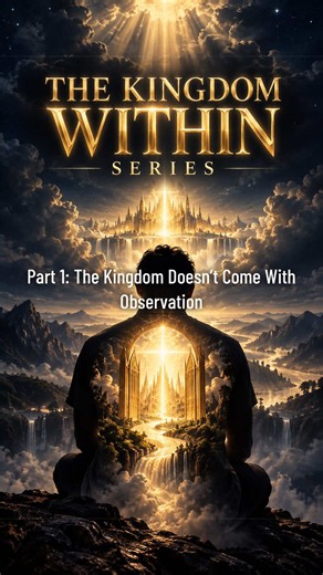 The Pharisees were waiting for the Kingdom of God to arrive, yet the King Himself was standing right in front of them. They were expecting something outward and visible, but Jesus challenged their understanding of what God’s Kingdom would look like. What if we sometimes do the same thing today? We can spend so much time looking outward for evidence of God’s Kingdom that we neglect the transformation God wants to begin within us. 👑🙏🏼 #TheKingdomWithinSeries #KingdomOfGod #JesusTeachings #Jesus