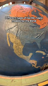 17K views · 288 reactions | Tactile maps, globes, and models come in all different types of styles and varieties. Each serving different purposes. These are some examples of different styles that are out there. #blind #maps #orientation #geography | Blind on the Move | Facebook