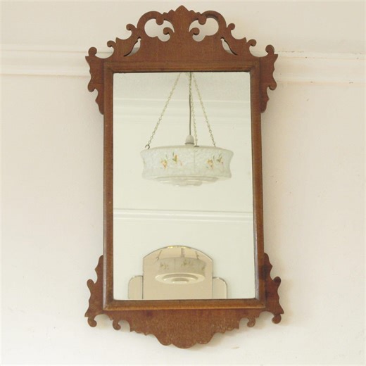 Wooden Framed Fretwork Mirror. Georgian Style, Probably From the 19th Century - Etsy