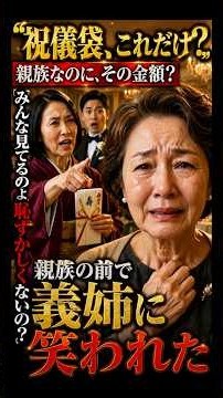 ㊗️54万回🎉✨「『たった2万円？』そう笑った義姉は、数分後に言葉を失った」#感動する話 #人生ドラマ #ショートドラマ
