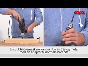 Hvad er forskellen mellem en borehammer og en SDS-boremaskine?