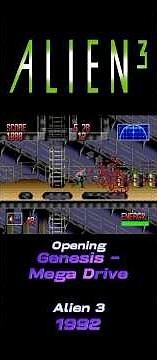 Alien 3 Opening Génesis / Mega Drive #sega #segagenesis #genesis #megadrive #alien3 #1992