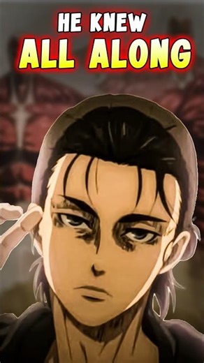 Eren Knew He Was Going to Die… And Did It Anyway #aot #eren