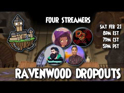 🟣Ravenwood Dropouts - 4 x Awesome Streamers