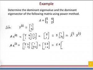 Rayleigh Power Method