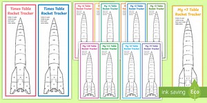 Times Tables Rocket Trackers Resource Pack