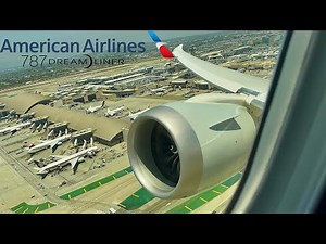 [4K] STUNNING American Airlines 787-9P Takeoff from Los Angeles International (LAX)