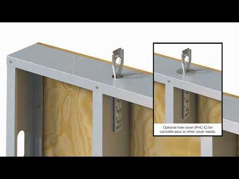 How to Install the PHC™ Panel Hoist Clip from Simpson Strong-Tie