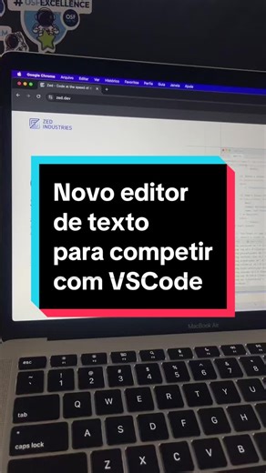 Novo editor de texto Zed! #vscode #zed #editordetexto